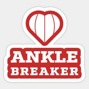 Ankle Breaker Heart Sticker